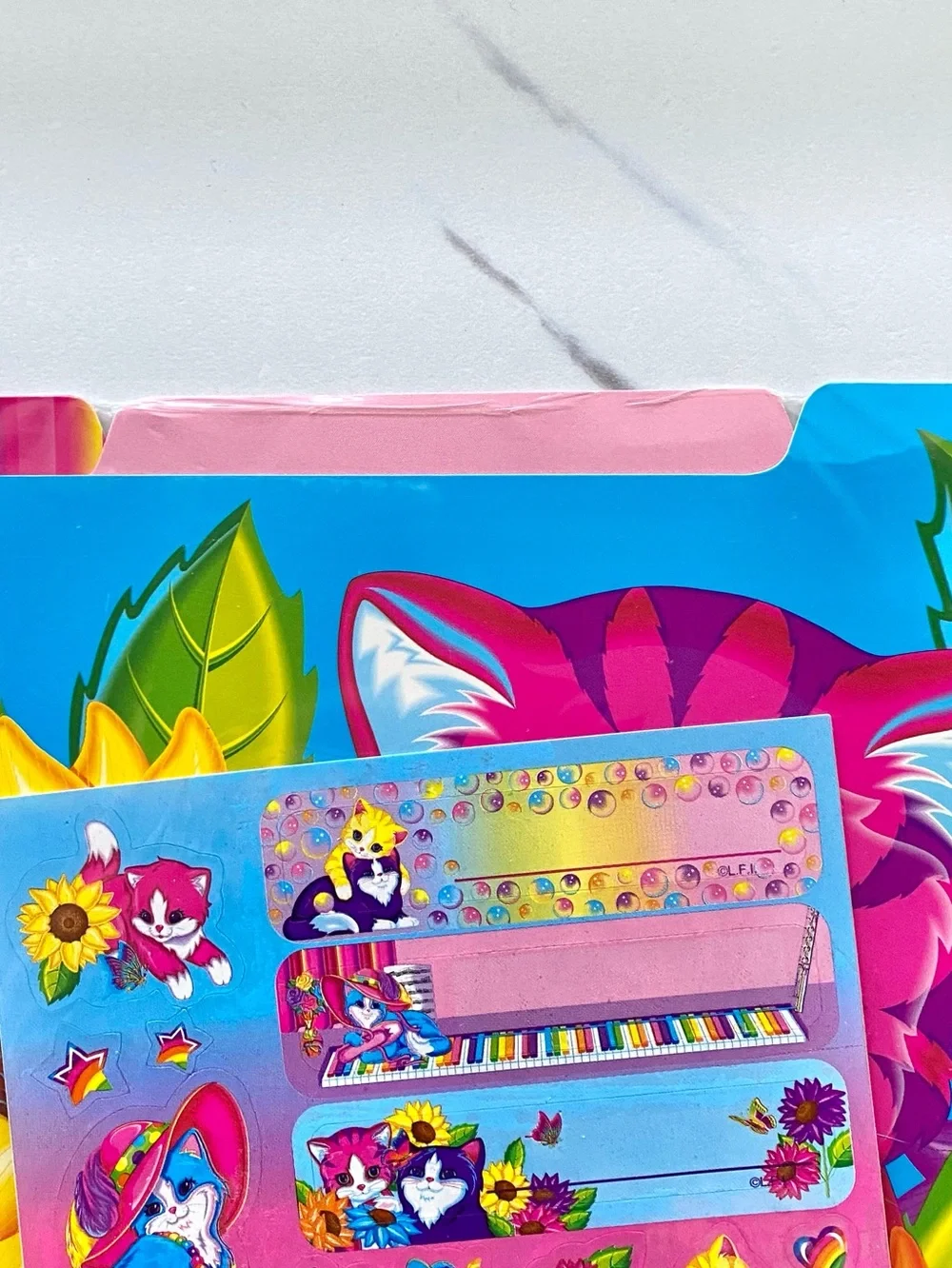 VTG Lisa Frank kittens file folders 4pc set - SIP